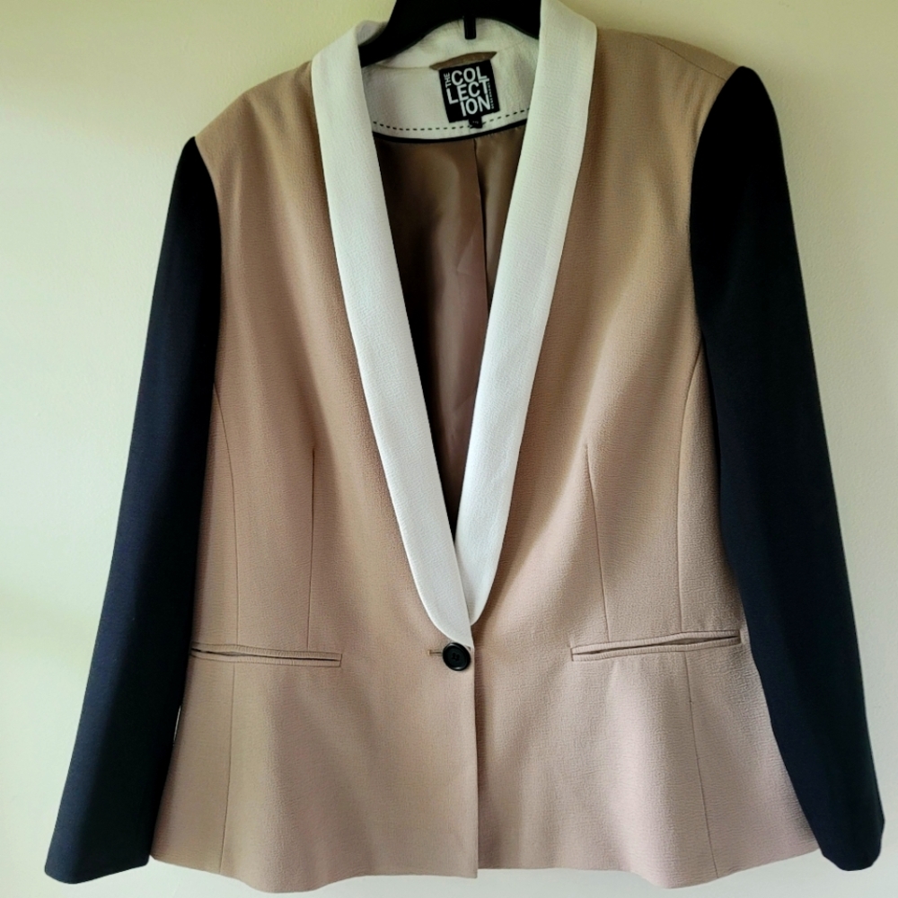 Tri color blazer